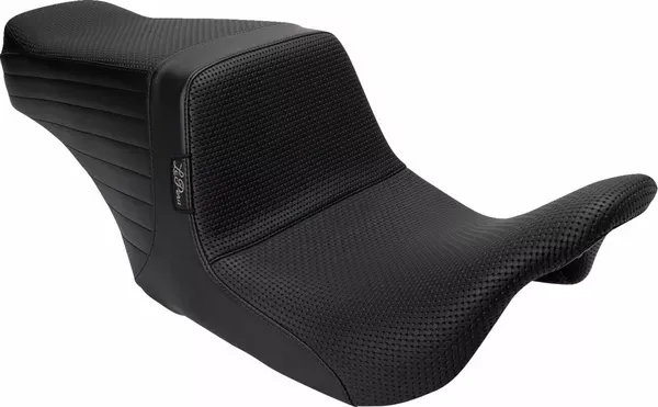 Asiento Tailwhip de posicionamiento adelantado LE PERA SEAT TAILWHIP UPFRONT BASKETWEAVE 08-23 TOURING EXCPT 23 CVO