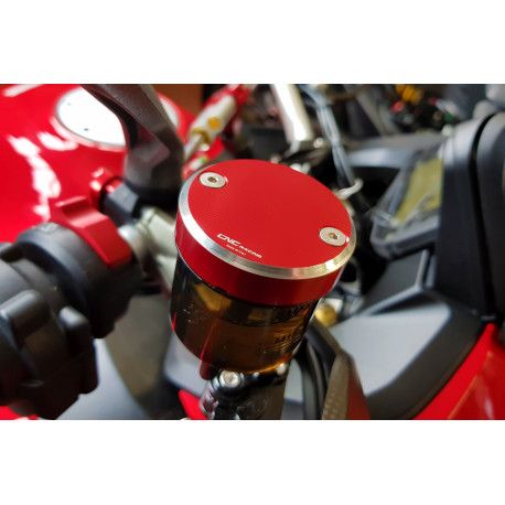 Tapón depósito líquido freno delantero 56 - BICOLOR APRILIA DORSODURO 1200 Rojo/Plata TF600R