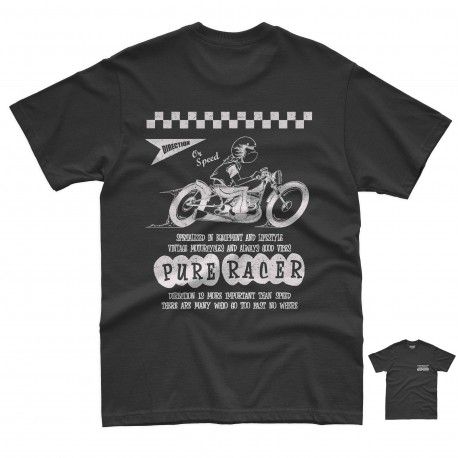CAMISETA PURERACER DIRECTION OR SPEED BLACK