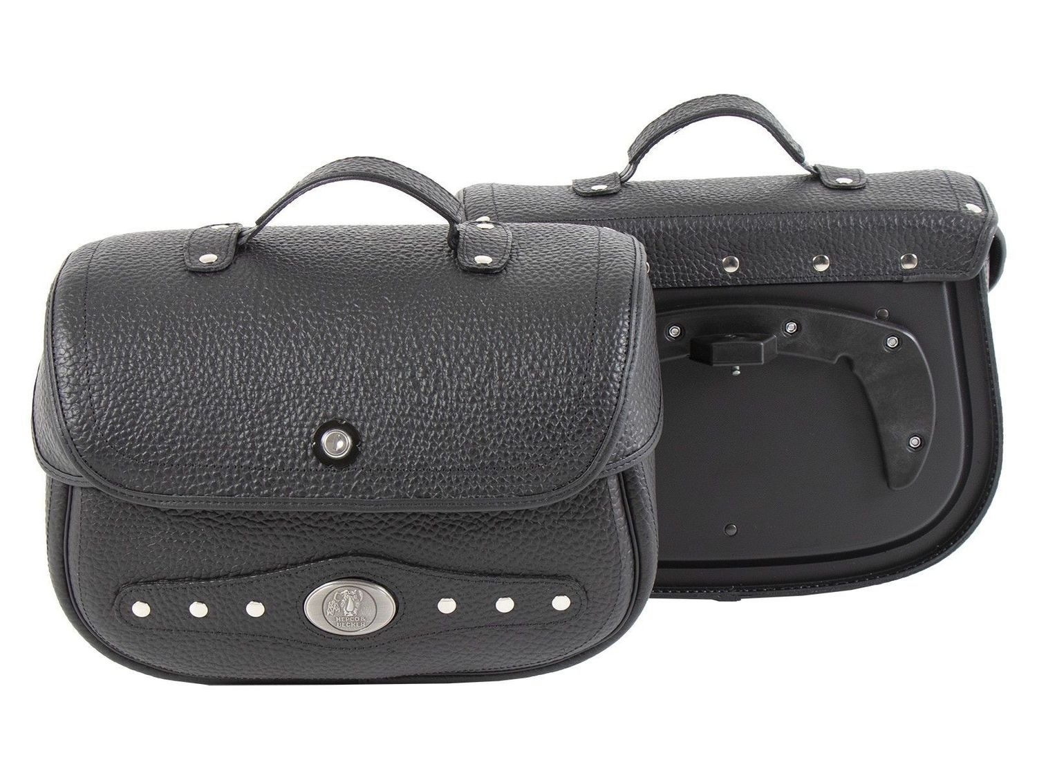 Set de Alforjas Laterales de 28L en Cuero modelo Nevada para Soporte C-Bow