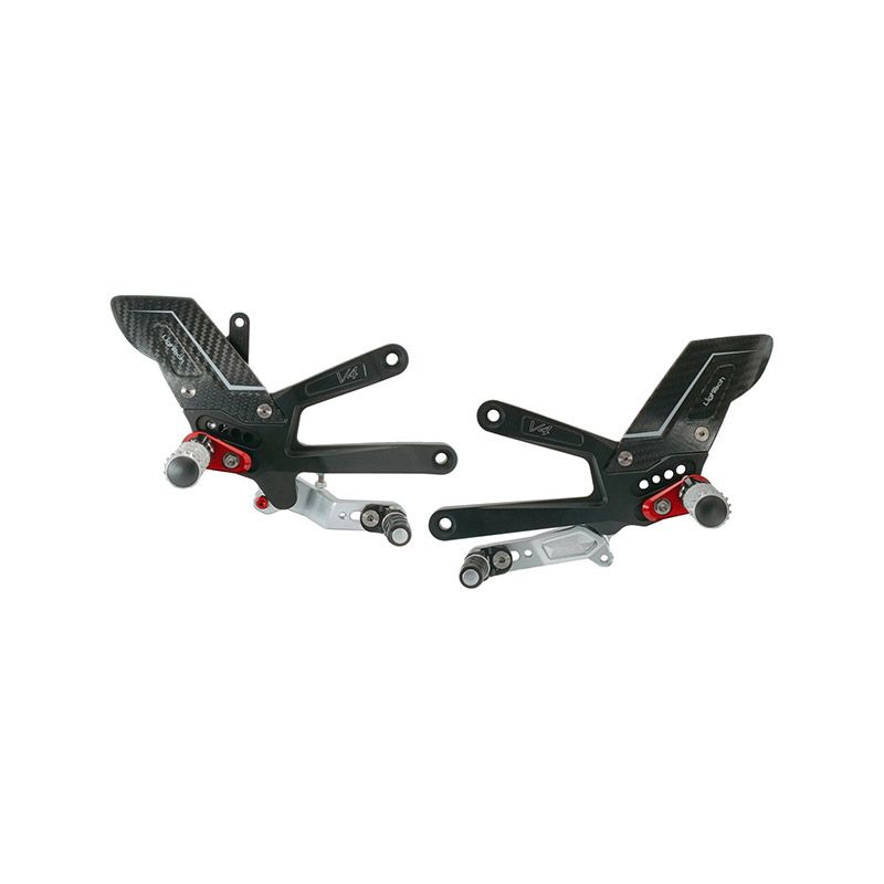 ESTRIBERAS AJUSTABLES VERSIÓN R LIGHTECH DUCATI PANIGALE V4 / S 2025
