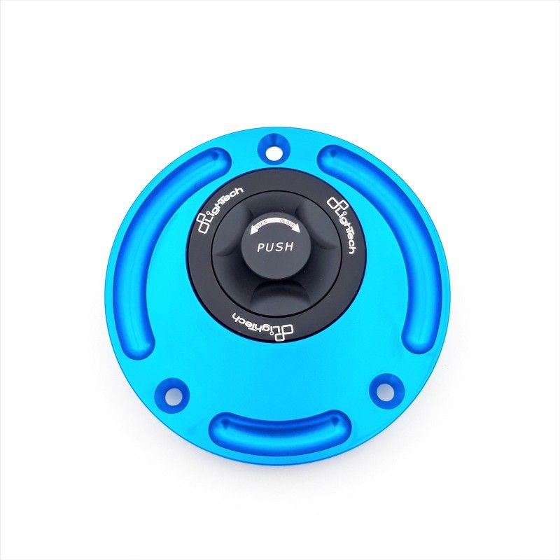 Lightech Tapa Del Tanque Con Cierre Rápido De Negro/Cobalto SUZUKI GSX-S 2015-2022