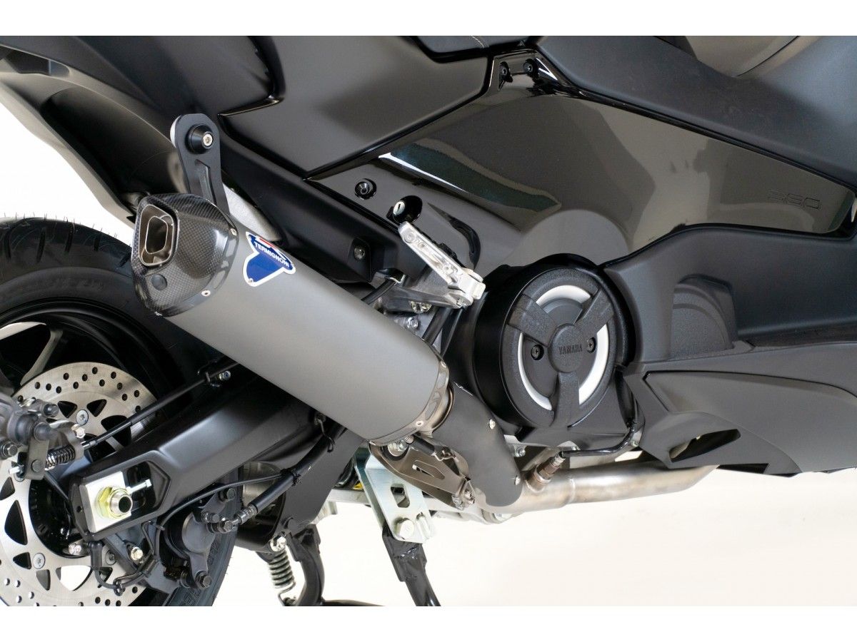 Y12609400IGC - Escape completo Termignoni gris titanio Yamaha T-Max