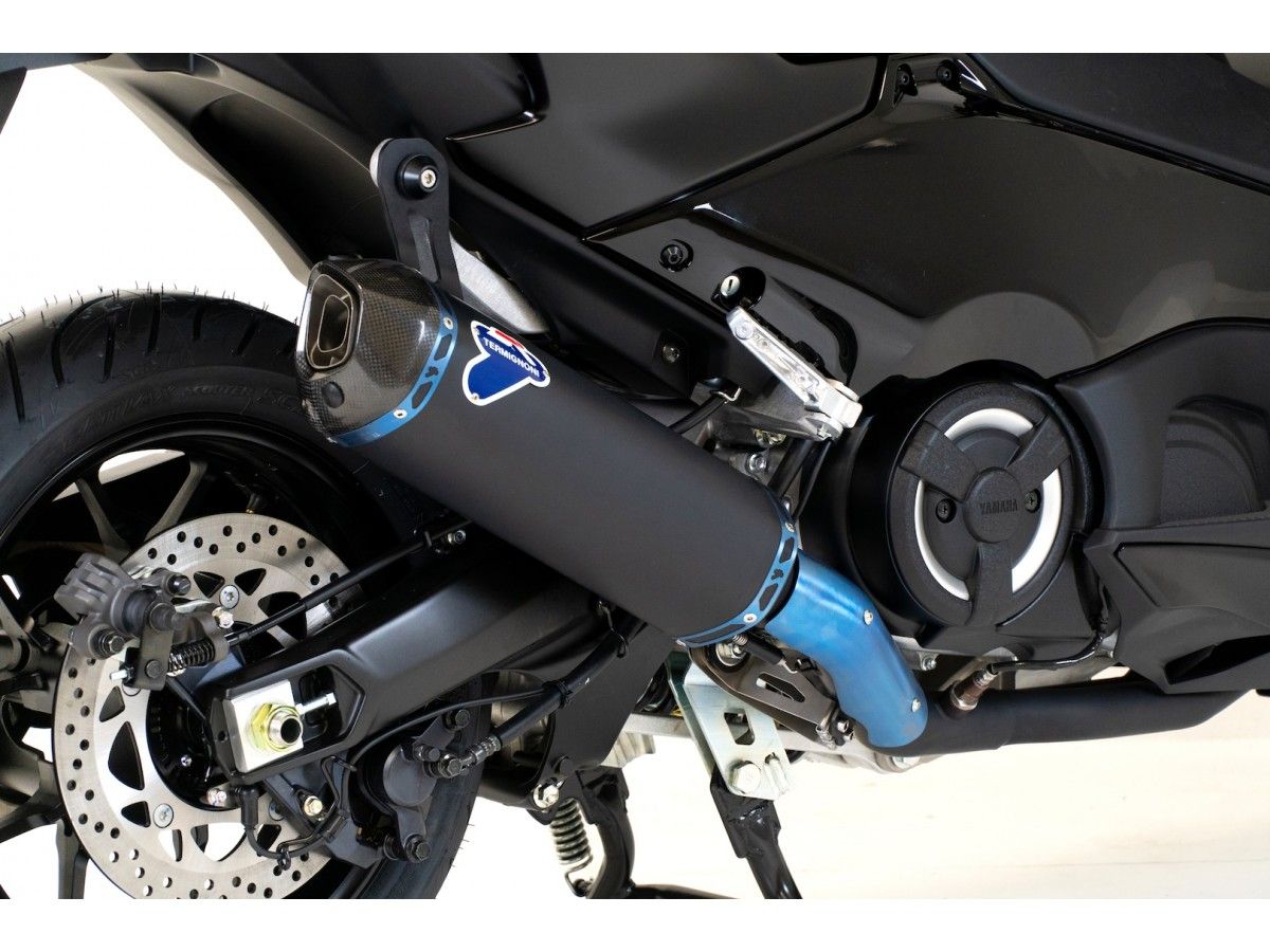 Y12609400BNC - Escape completo Termignoni en titanio negro para Yamaha T-Max 560