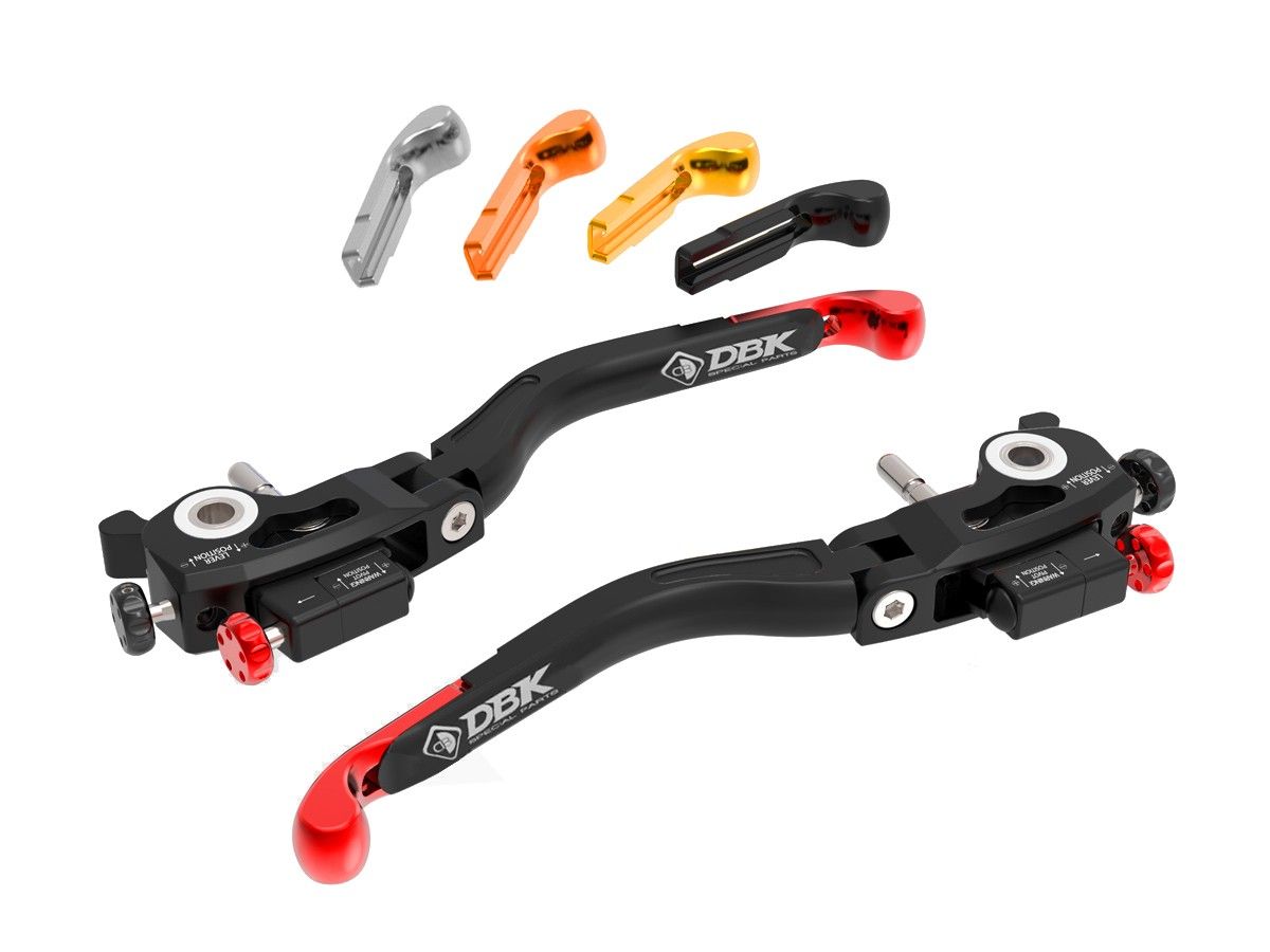 L38 ULTIMATE - PALANCAS DE FRENO + EMBRAGUE DOBLE AJUSTE para KTM 1390/ Moto Guzzi V100