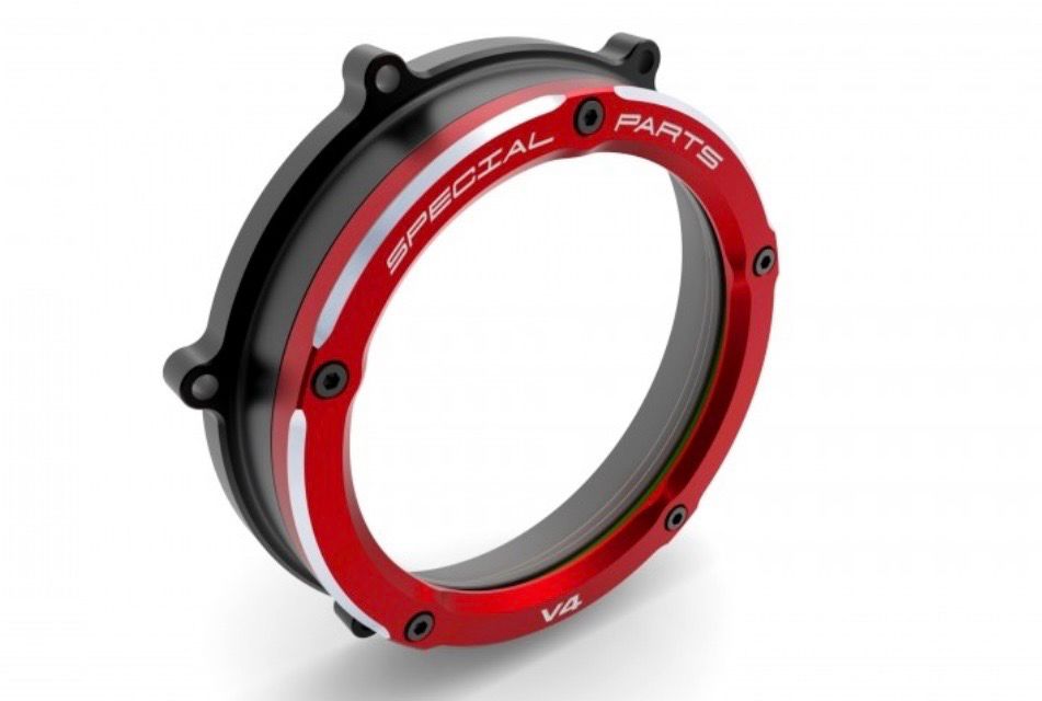 CCV401 - TAPA DE EMBRAGUE TRANSPARENTE PANIGALE V4