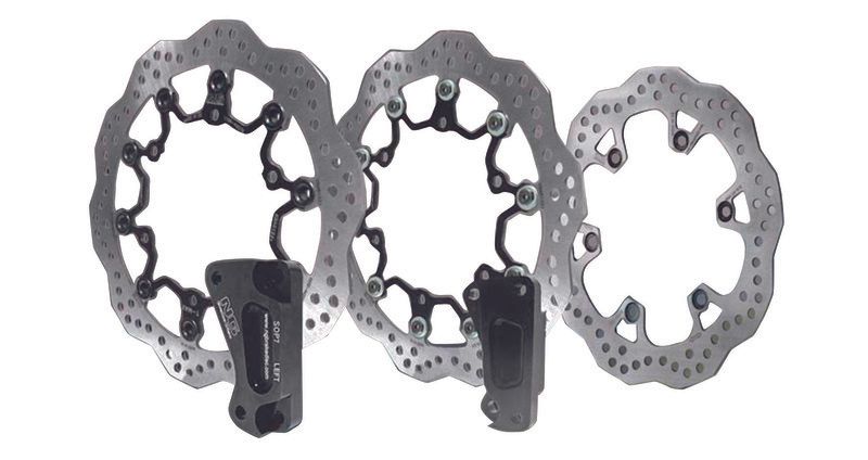 Kit disco de freno sobredimensionado NG BRAKES ondulado flotante para Yamaha T-Max 500