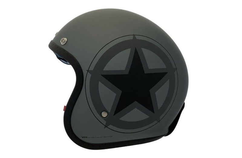 Casco APEX JI100 Star negro mate/gris