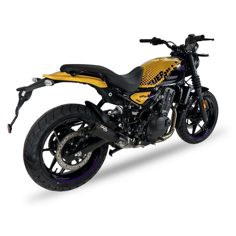 Escape Ixil SLIP ON - RACE XTREM BLACK - ROYAL ENFIELD GUERRILLA 450