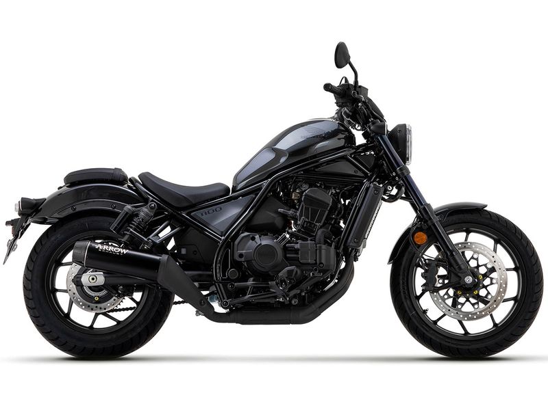 KIT SILENCIADOR EXTREMO CARBONO REBEL ARROW HONDA CMX 500 REBEL 2017-2024