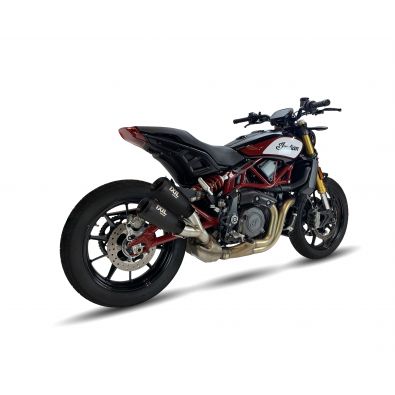 Escape Ixil DUAL SLIP ON (UPPER & LOWER) - RACE XTREM BLACK - INDIAN FTR 1200 / S 18-21 / INDIAN FTR 1200 / S / RALLY 22-23