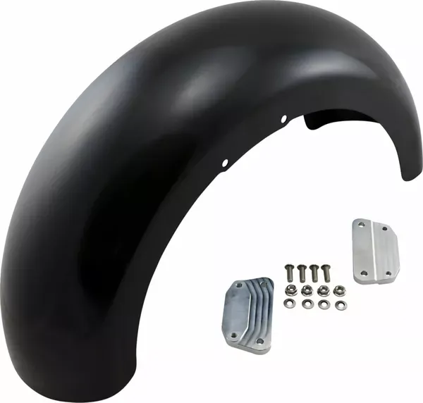 Guardabarros delantero Hugger con bloques de montaje para Softail/Dyna KLOCK WERKS FLFB | FLFBS - 2019+ - WRAPPER FRONT FENDER - 18"