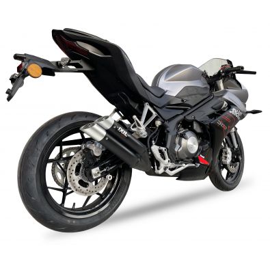 Escape Ixil SLIP ON - DUAL HYPERLOW BLACK XL - BENELLI TORNADO 302 R 21-22