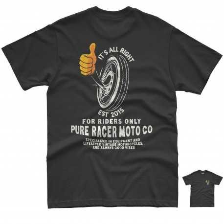 CAMISETA PURERACER ITS ALL RIGHT BLACK