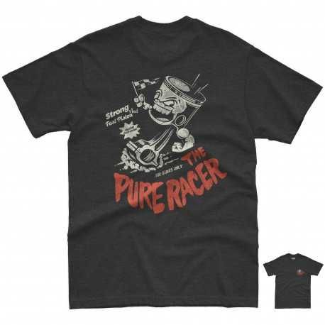CAMISETA PURERACER STRONG AND FAST PISTON DARK GREY