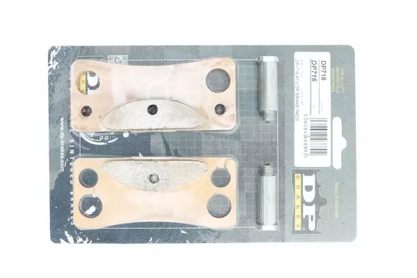 Pastillas de freno metal sinterizado DP BRAKES BRAKE PAD SINTRD DP716 para YAMAHA 125 XC/ XSR/ YBR/ YS