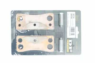 Pastillas de freno metal sinterizado DP BRAKES BRAKE PAD SINTRD DP716 para YAMAHA 125 XC/ XSR/ YBR/ YS