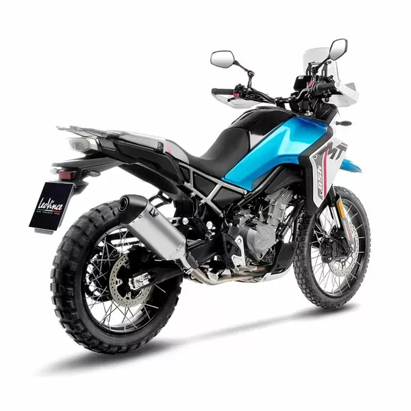 Silenciador Slip-On LV-14 Acero inox. LEOVINCE MUFFLER LV-14 CF MOTO 450 MT Homologado