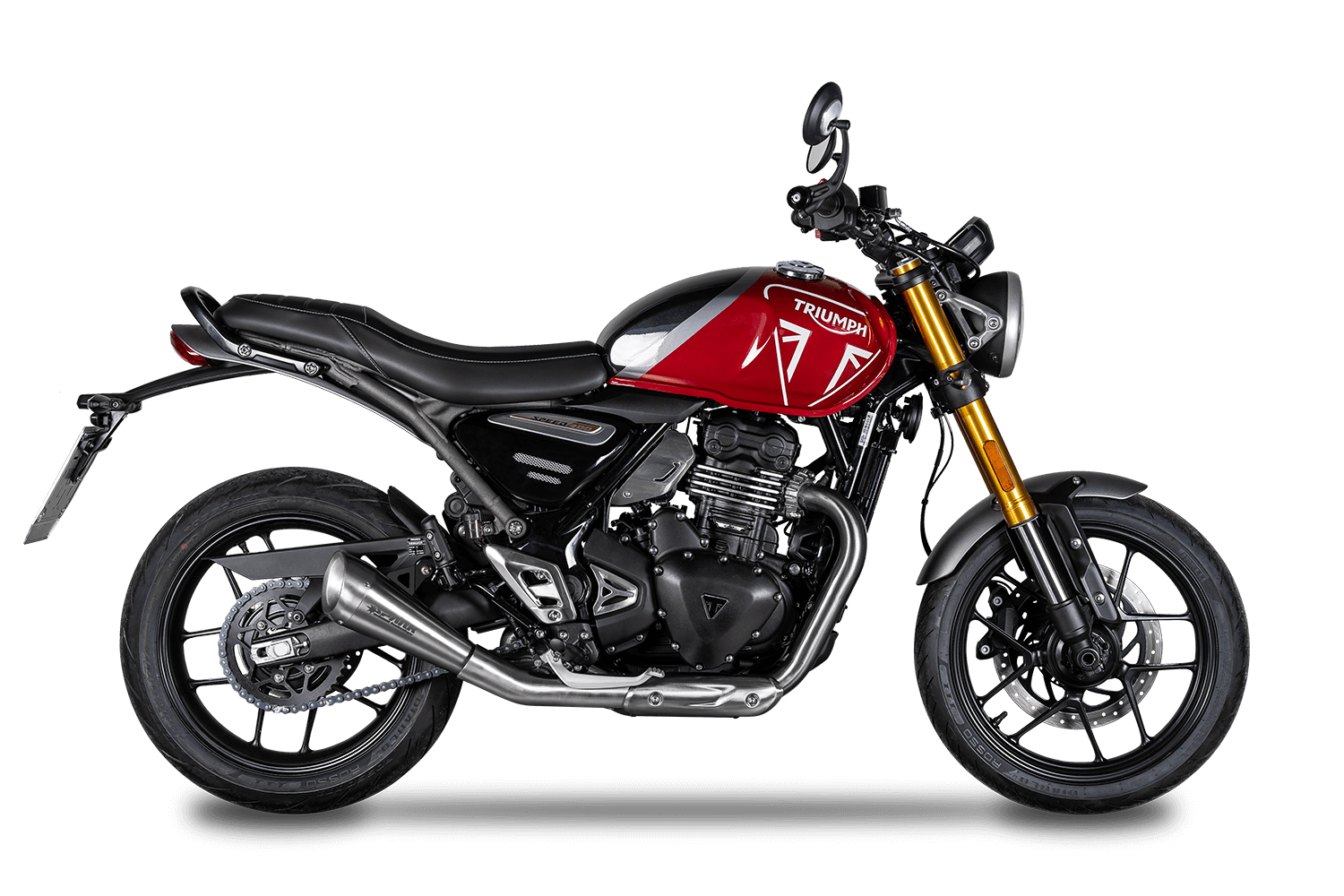 ESCAPE SPARK INOX TRIUMPH SPEED 400 2024-2025 HOMOLOGADO