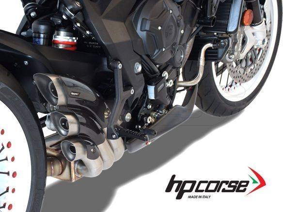 SILENCIADOR HYDROTRE CARBONO SATINADO P.INOX HP CORSE MV AGUSTA DRAGSTER 800