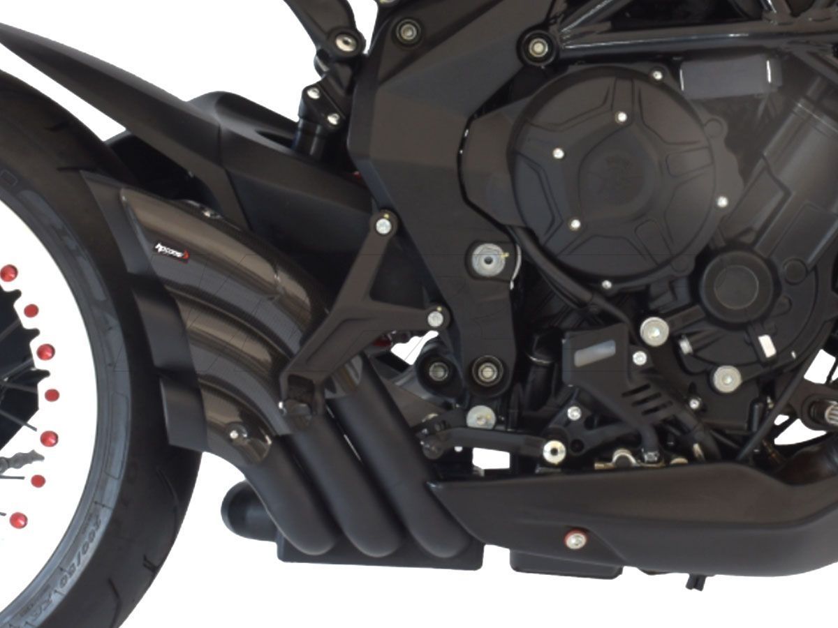 SILENCIADOR HYDROTRE HP CORSE ACERO INOXIDABLE NEGRO CARBONO MV AGUSTA DRAGSTER 800 / RR