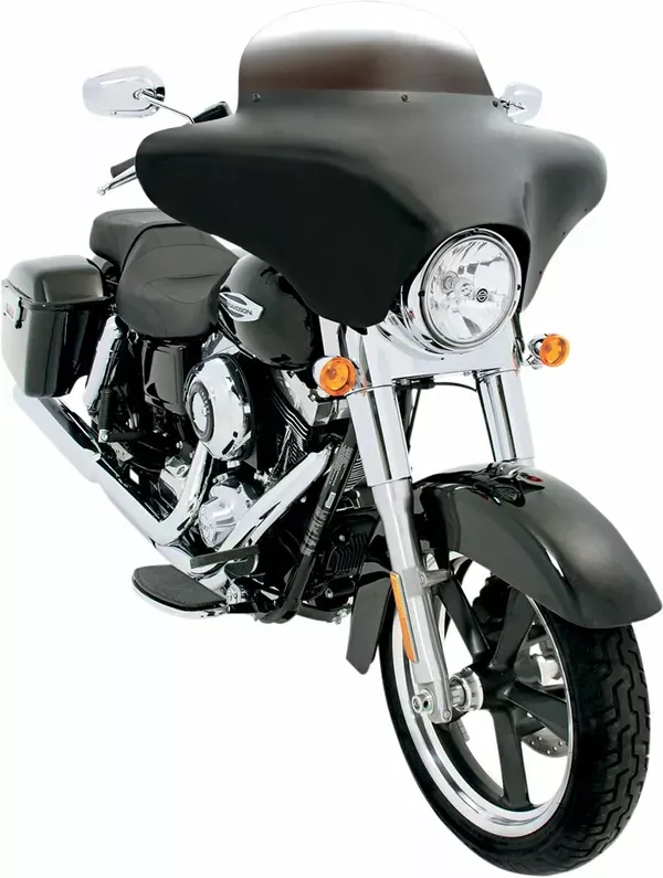 Carenado Batwing + Kit herrajes para reubicación de intermitentes para Harley Davidson Dyna / Road / Fat Boy /  Softail