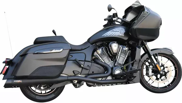 Sistema de escape True Dual BASSANI XHAUST EXHAUST TRU DUAL BLACK INDIAN CHALLENGER / PURSUIT