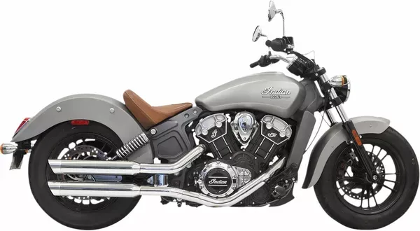 Silenciadores Slip-On Classic BASSANI XHAUST MUFFLERS 3" SCOUT CHR