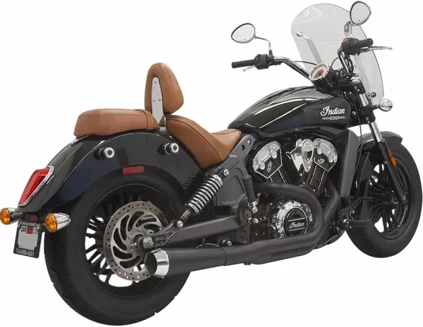 Sistema de escape Road Rage 2:1 BASSANI XHAUST EXHAUST 2-1 SHRT SCOUT BK