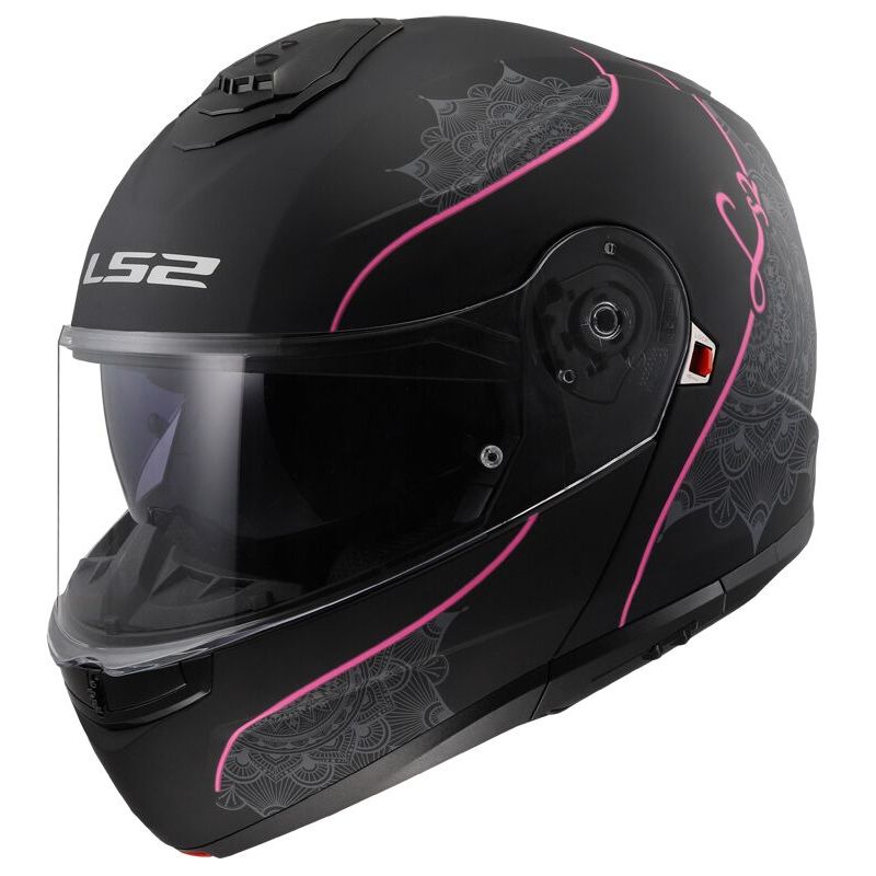 CASCO MODULAR LS2 FF908 STROBE II LUX M.BLACK PINK-06
