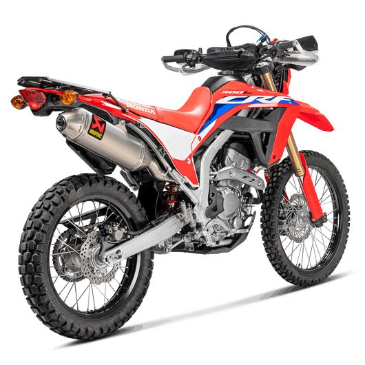 MUFFLER SLIP-ON TITANIUM CRF300L/RALLY AKRAPOVIC MUFFLER SLIP-ON TITANIUM HONDA CRF300L/RALLY