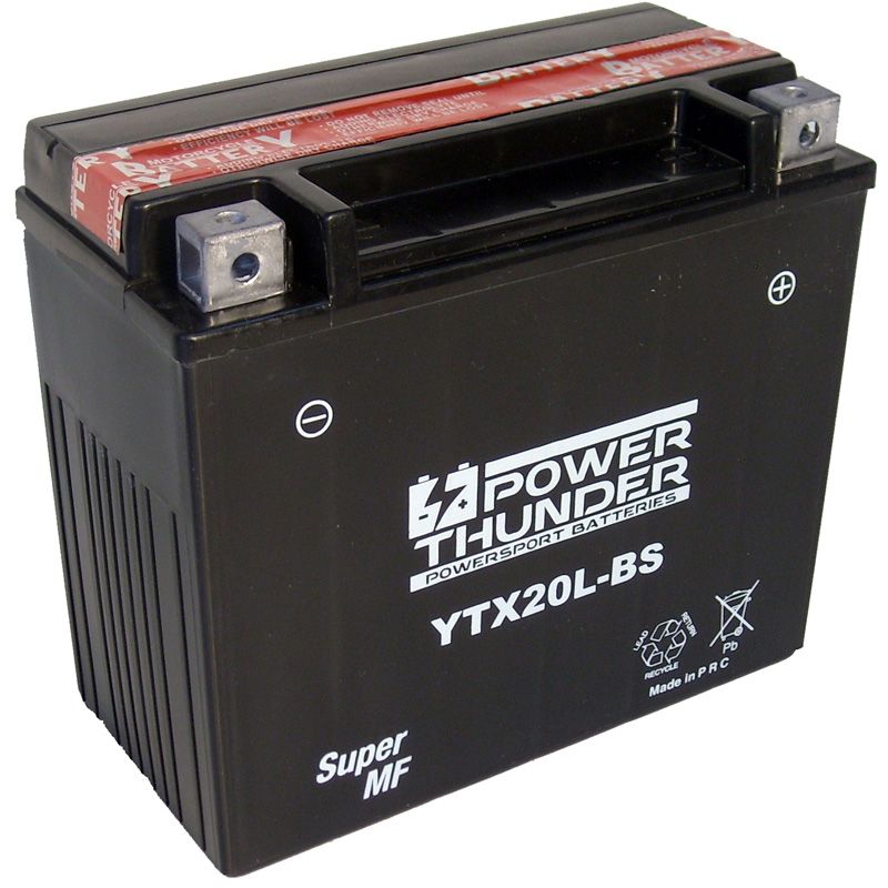 BATERÍA POWER THUNDER CTX20L-BS SIN MANTENIMIENTO