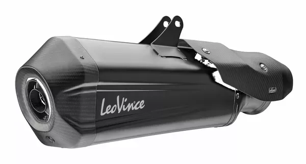 Escape LV-12 R Black Edition Slip-On Muffler LEOVINCE MUFFLER LV12 HONDA CRF1000L AFR TWIN BK SS/CF