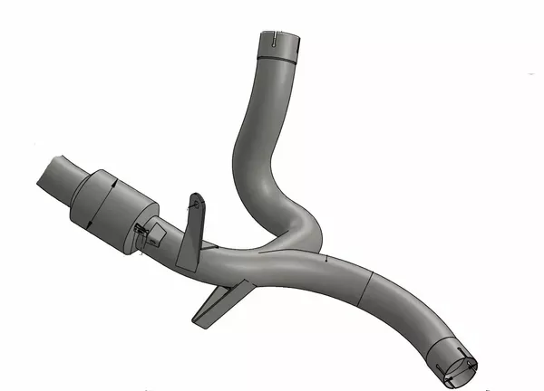 Supresor de catalizador LEOVINCE LINK PIPE  DUCATI MULTISTRADA 950 / S V2