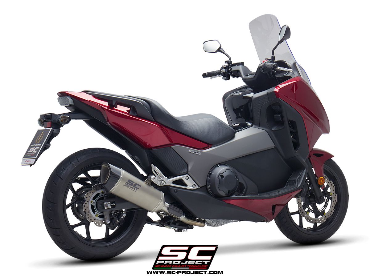 Sc-Project para HONDA INTEGRA 750 DCT (2016-2020) - DEPORTIVA Escape SC1-R titanio APROBADO EURO 4