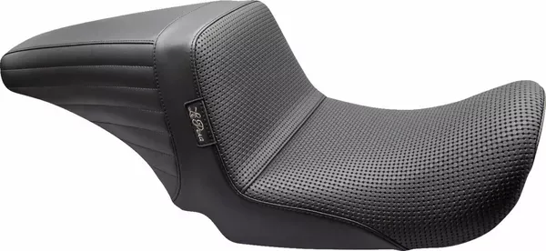 Asiento Kickflip de posicionamiento adelantado LA PERA SEAT KICKFLIP UPFRONT BASKET WEAVE HARLEY DAVIDSON 06-17 DYNA