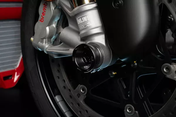 Protectores anticaída eje delantero  Gilles DUCATI PANIGALE GTA FRONT AXLE PROTECTOR BLK