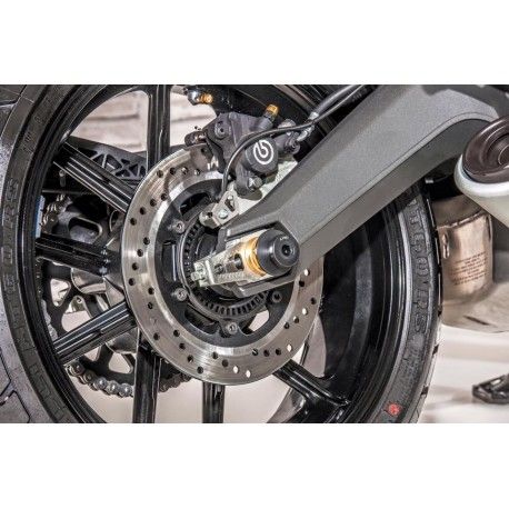 Soportes de caballete CNC Racing para Ducati Monster 797, Monster 696, Monster 695, ST3, Sportclassic y Ducati Scrambler
