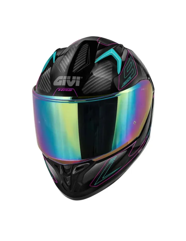 Casco GIVI 50.9 Moto Integral Negro Mate Titanio Rosa