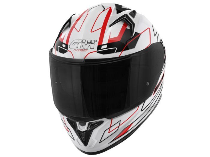 Casco GIVI 50.9 ASSAULT Blanco Negro Rojo