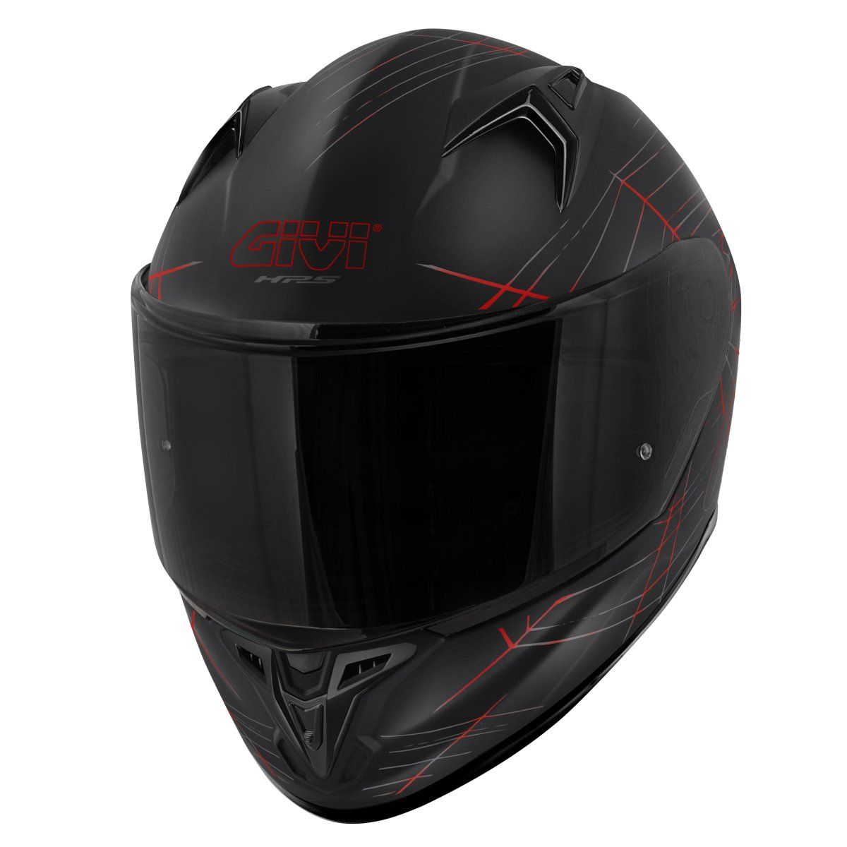 GIVI CASCO FULL 507 PHOBIA NERO OP/ROSSO - PHBR