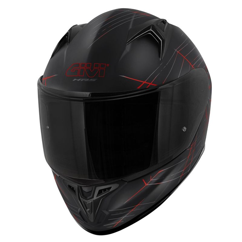 GIVI CASCO FULL 507 PHOBIA NERO OP/ROSSO - PHBR