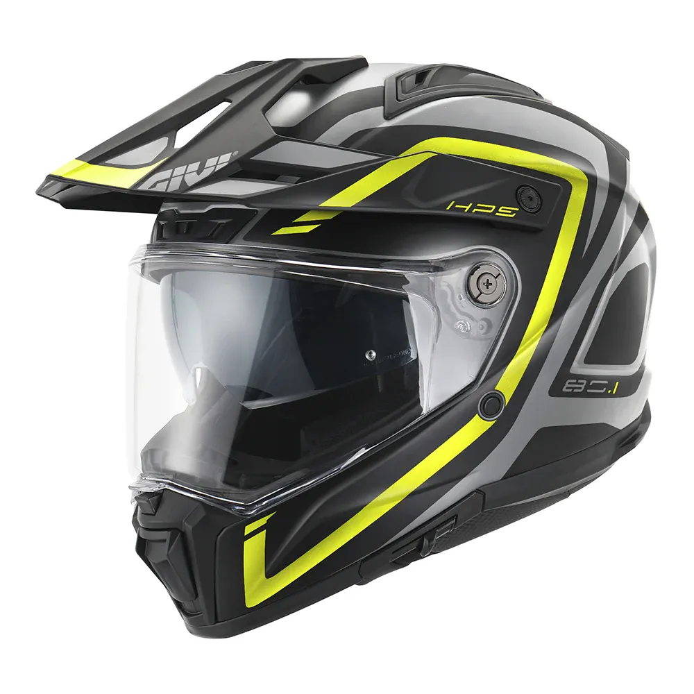 GIVI CASCO FULL H801 APEX GREY BLACK YELLOW - AXTY