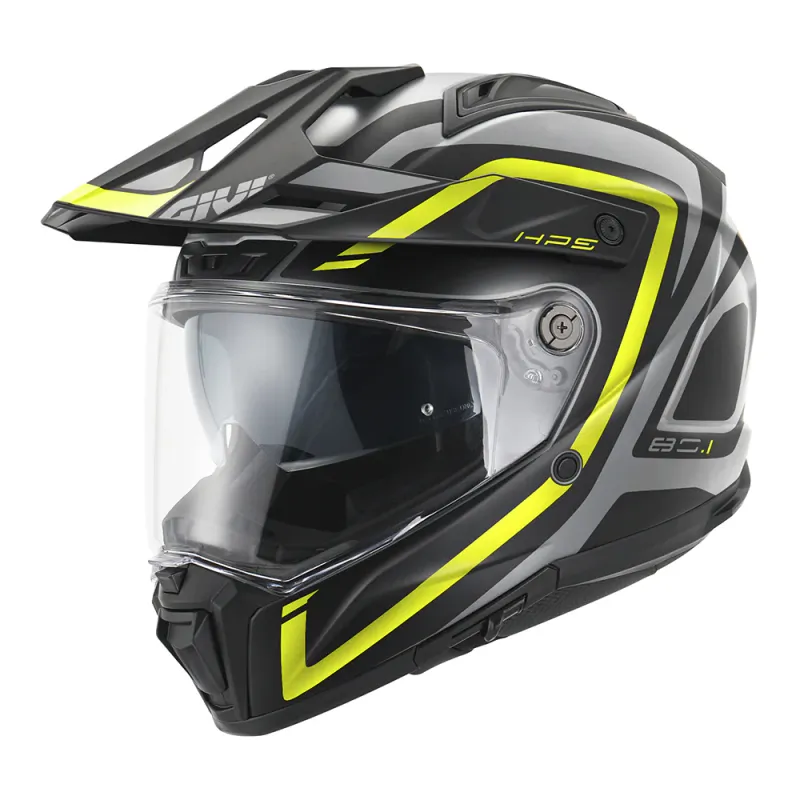 GIVI CASCO FULL H801 APEX GREY BLACK YELLOW - AXTY