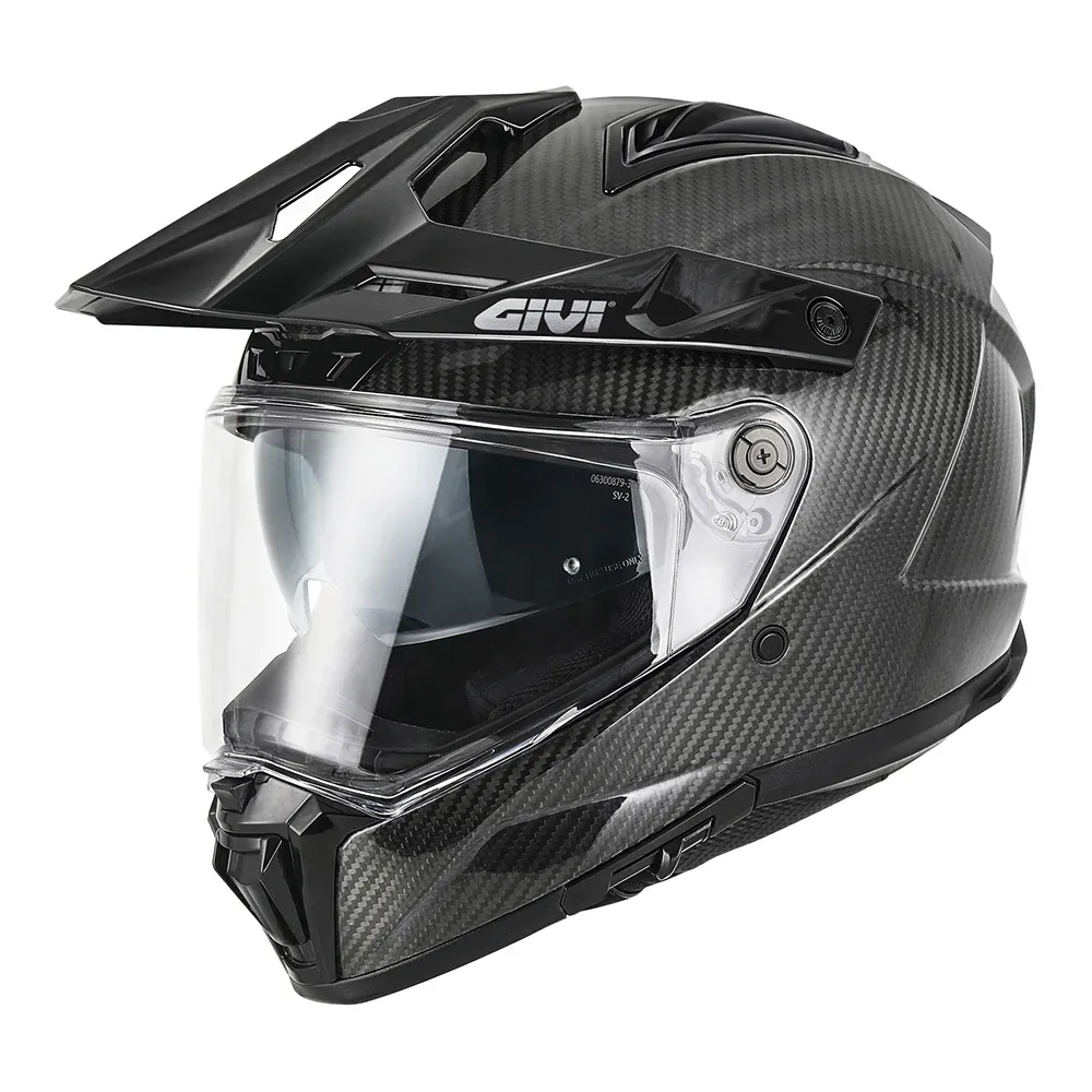 GIVI CASCO FULL H801 CARBON SOLID GLOSSY - CRSD