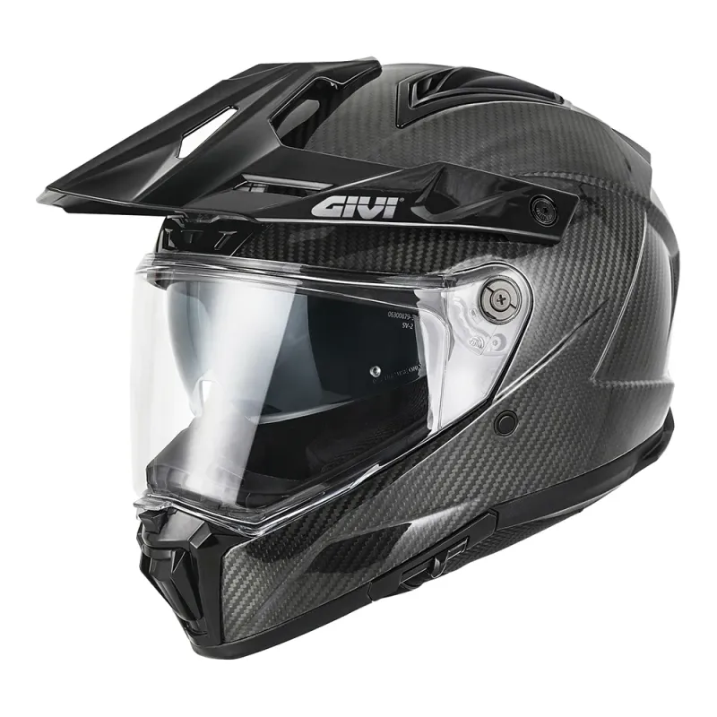 GIVI CASCO FULL H801 CARBON SOLID GLOSSY - CRSD