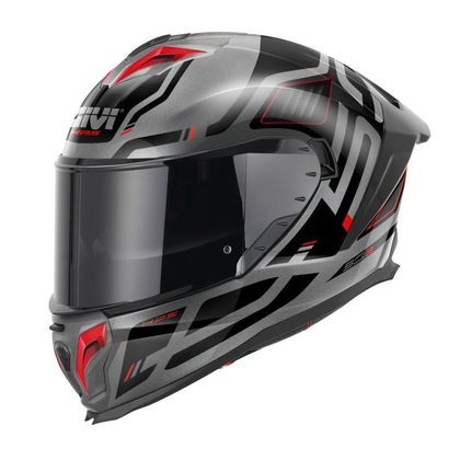 GIVI CASCO FULL H503 QUASAR TIT RED BLACK - QSTR