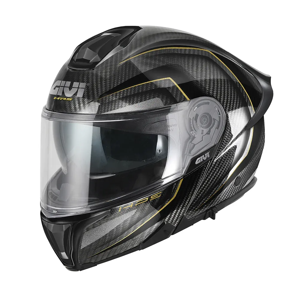 GIVI CASCO MODULAR X50 CARBONO GLOSSY BLACK GOLD - CRBN