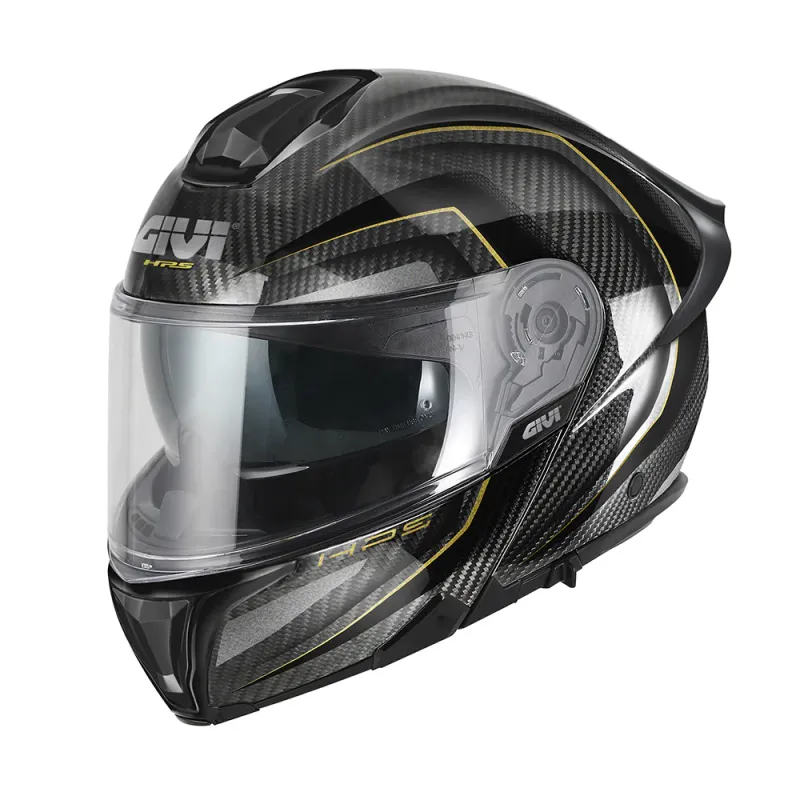 GIVI CASCO MODULAR X50 CARBONO GLOSSY BLACK GOLD - CRBN