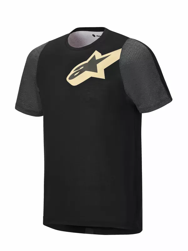 Camiseta de manga corta A-Dura Lipan Astar ALPINESTARS JERSEY SS A-DURA LIPAN BLACK